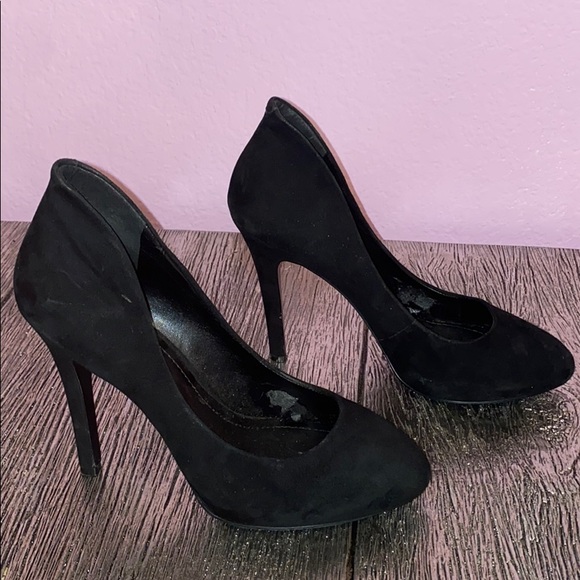 Black BCBG generation suede heels - Picture 2 of 4